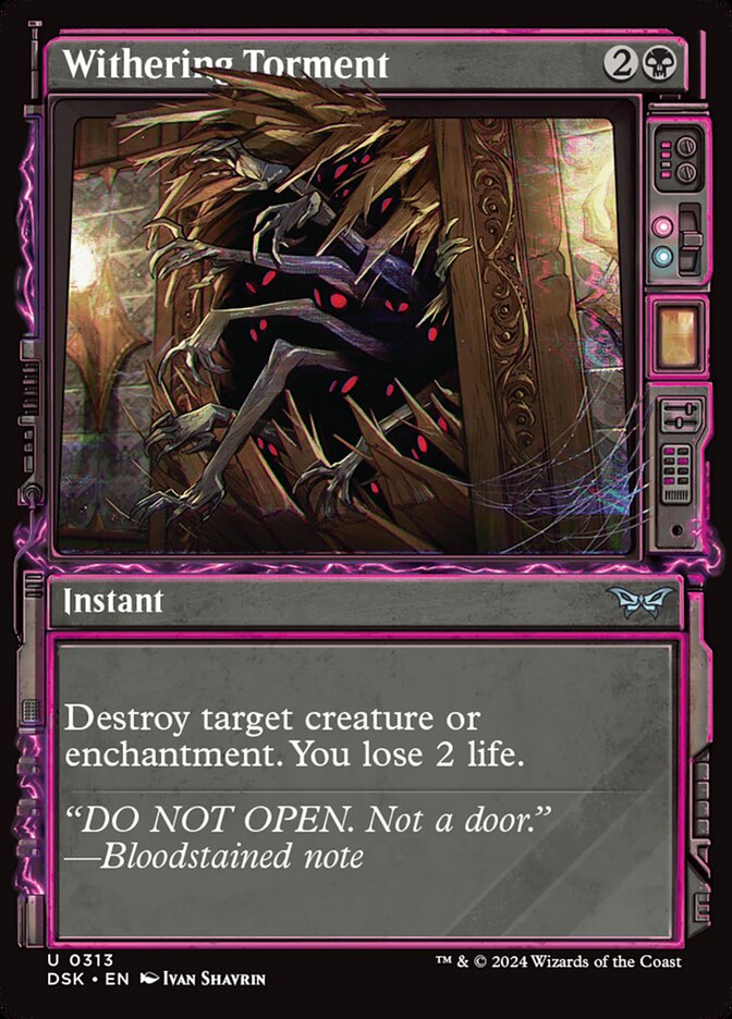 Withering Torment (Duskmourn: House of Horror)  - Foil