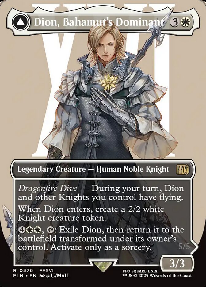Dion, Bahamut's Dominant // Bahamut, Warden of Light (FINAL FANTASY)  - Foil
