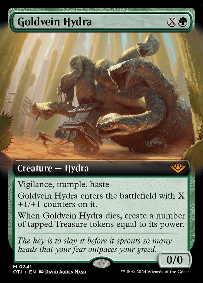 Goldvein Hydra (Outlaws of Thunder Junction)  - Foil