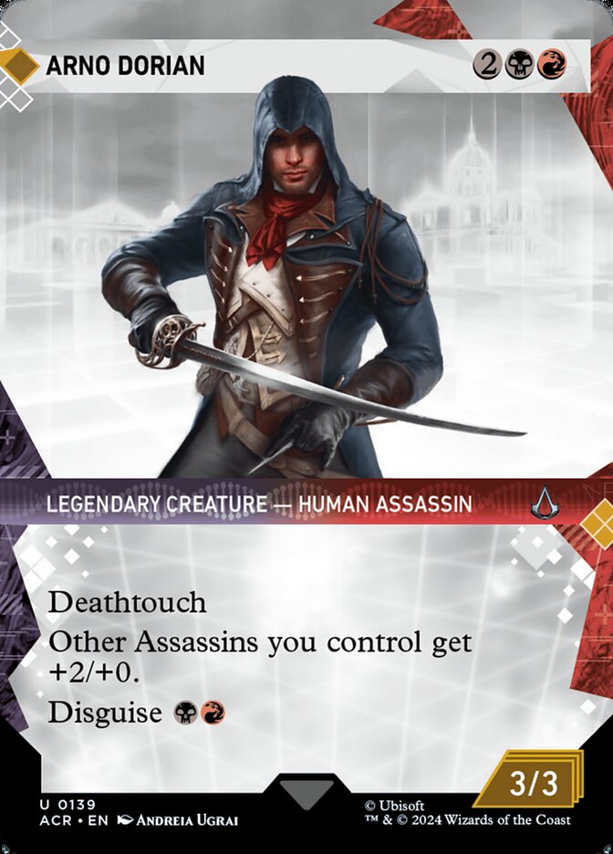 Arno Dorian 139/110 (Universes Beyond: Assassin's Creed)  - Showcase Foil
