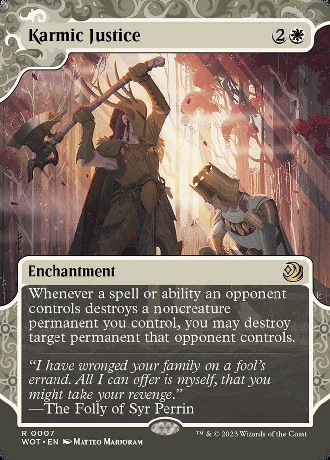 Karmic Justice (Wilds of Eldraine: Enchanting Tales)  - Foil