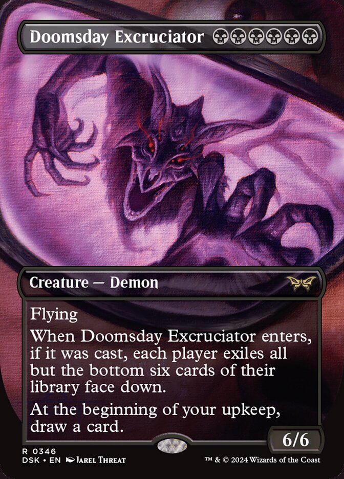 Doomsday Excruciator 346/286 (Duskmourn: House of Horror)  - Borderless