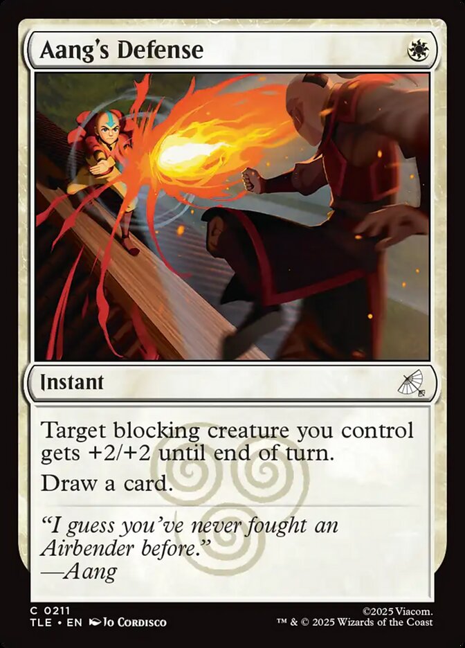 Aang's Defense (Avatar: The Last Airbender: Eternal-Legal)  - Foil