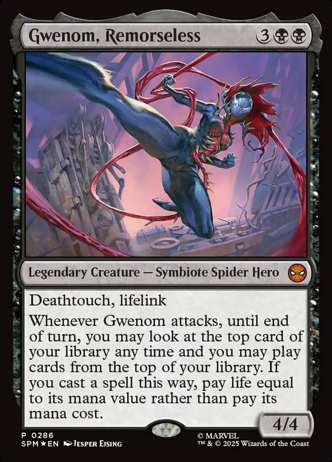 Gwenom, Remorseless (Unique and Miscellaneous Promos)  - Foil