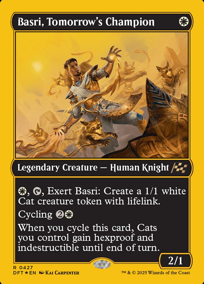 Basri, Tomorrow's Champion (Aetherdrift)  - Foil