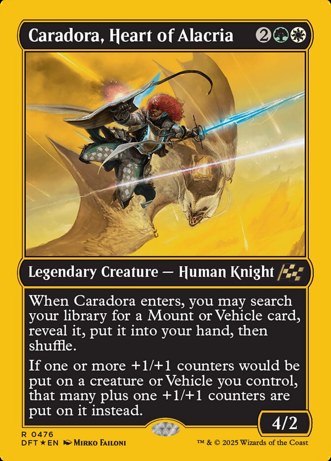 Caradora, Heart of Alacria (Aetherdrift)  - Foil