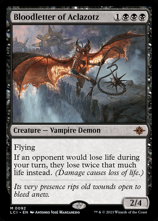 Bloodletter of Aclazotz (The Lost Caverns of Ixalan)  - Foil