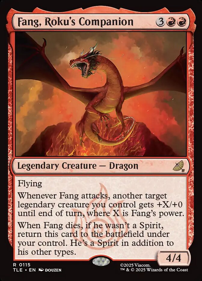 Fang, Roku's Companion (Avatar: The Last Airbender: Eternal-Legal)  - Foil