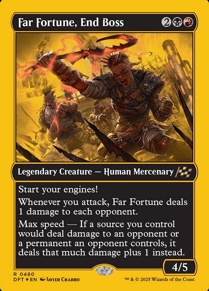 Far Fortune, End Boss (Aetherdrift)  - Foil