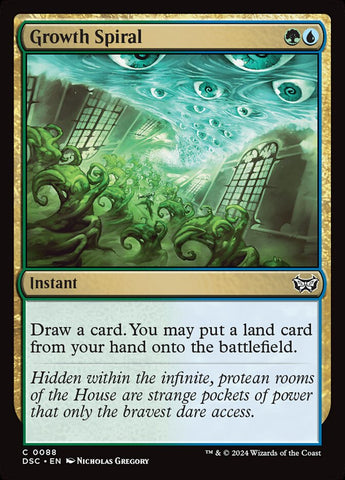Growth Spiral 88 (Commander: Duskmourn: House of Horror) 