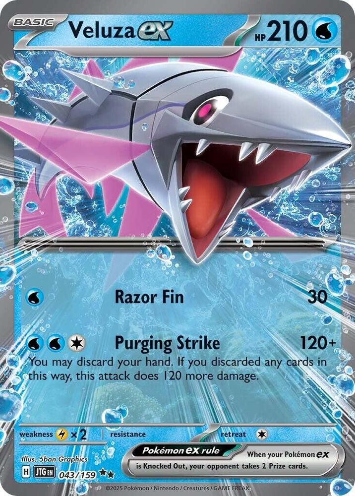 Veluza ex 043/159 (SV09: Journey Together)  - Holofoil