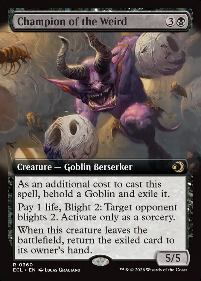 Champion of the Weird (Lorwyn Eclipsed)  - Foil