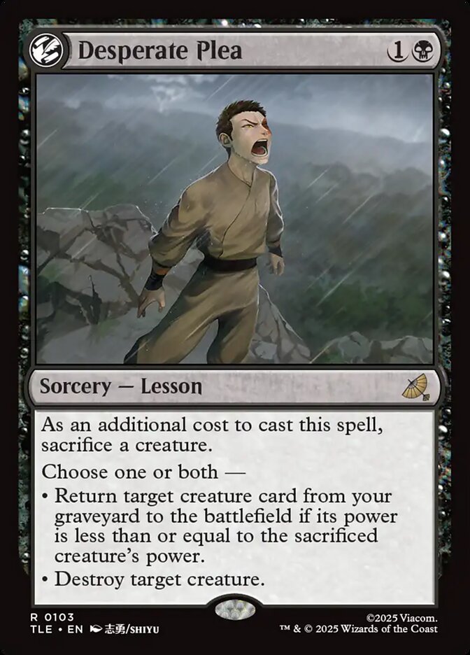 Desperate Plea (Avatar: The Last Airbender: Eternal-Legal)  - Foil