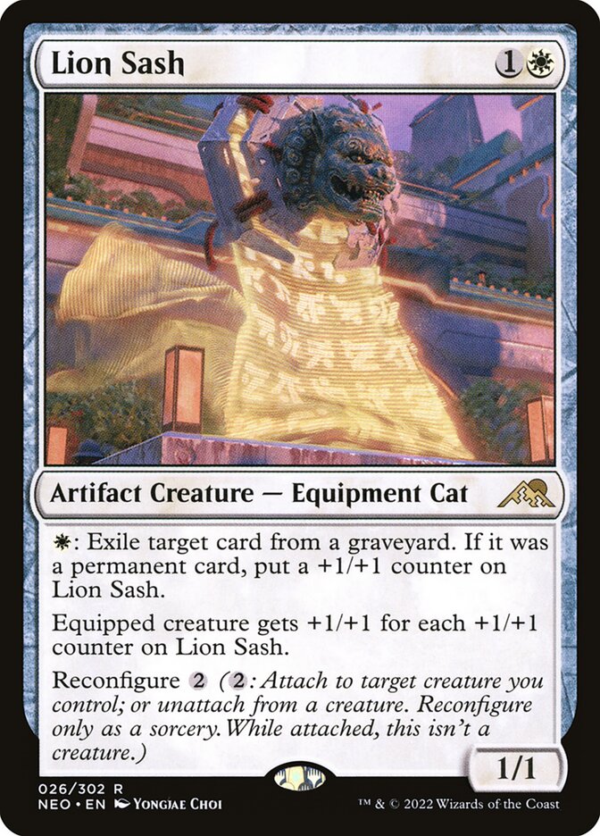 Lion Sash (Kamigawa: Neon Dynasty) 