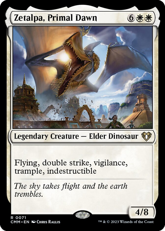 Zetalpa, Primal Dawn (Commander Masters)  - Foil