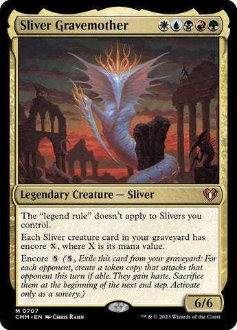 Sliver Gravemother 707 (Commander Masters)  - Foil