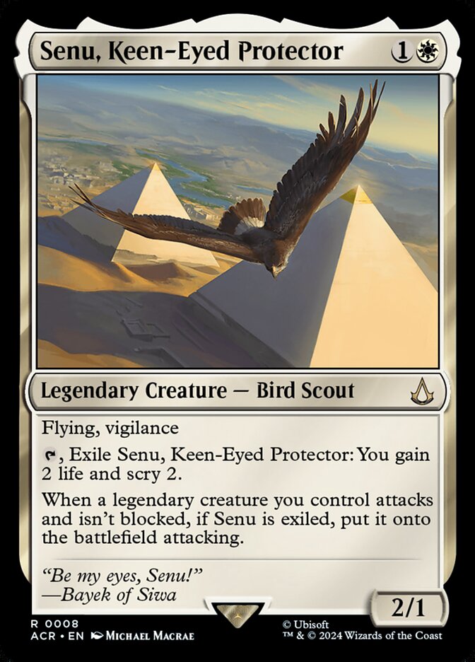 Senu, Keen-Eyed Protector (Universes Beyond: Assassin's Creed) 