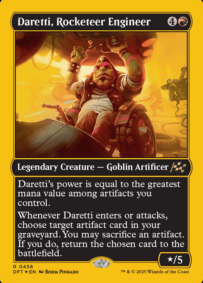 Daretti, Rocketeer Engineer (Aetherdrift)  - Foil