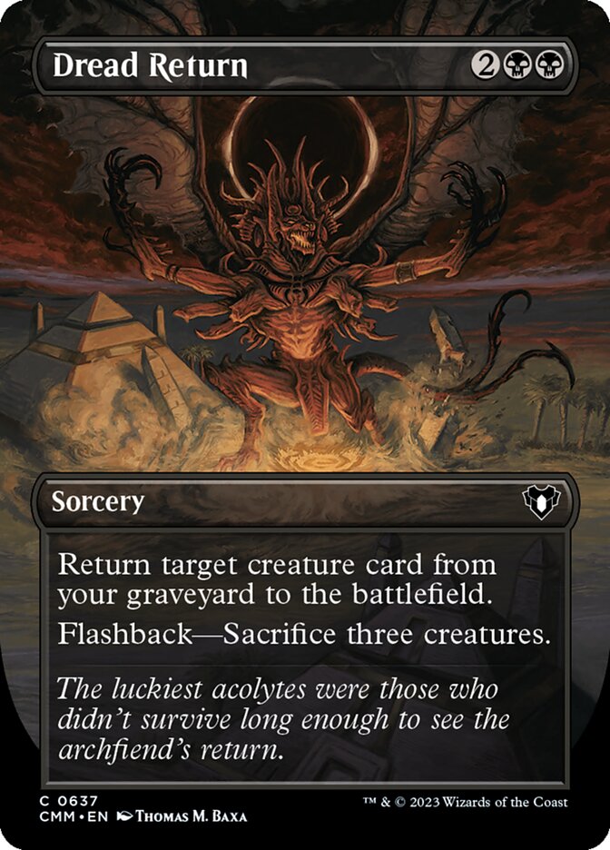 Dread Return (Commander Masters)  - Foil