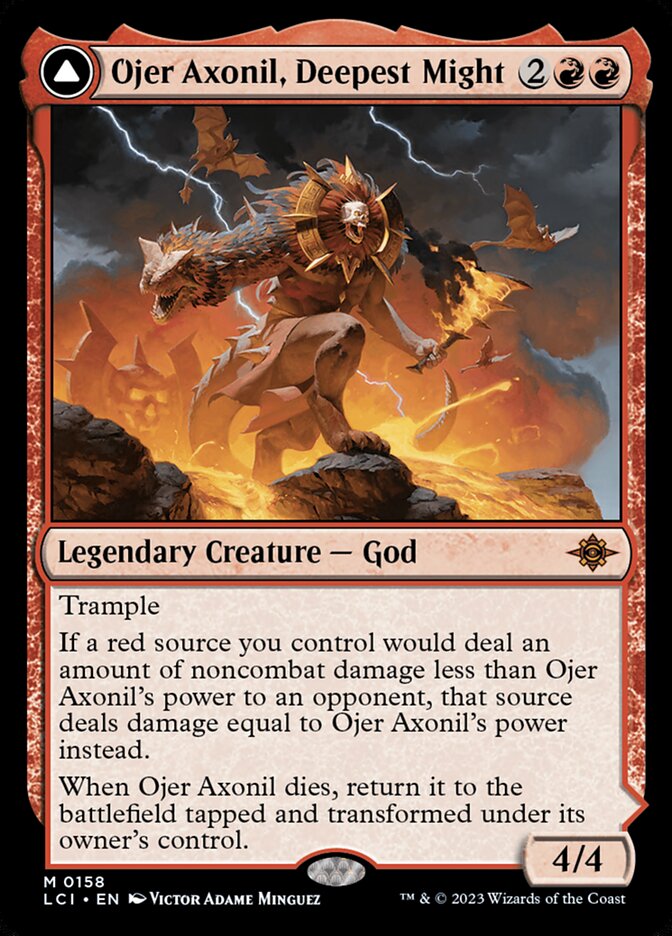 Ojer Axonil, Deepest Might // Temple of Power (The Lost Caverns of Ixalan)  - Foil