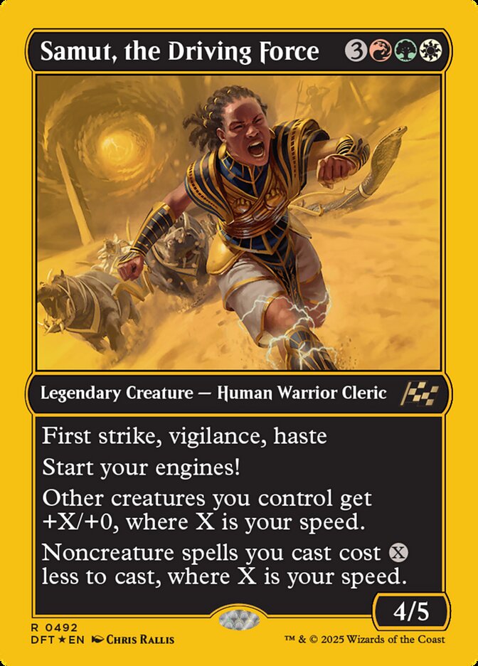Samut, the Driving Force (Aetherdrift)  - Foil