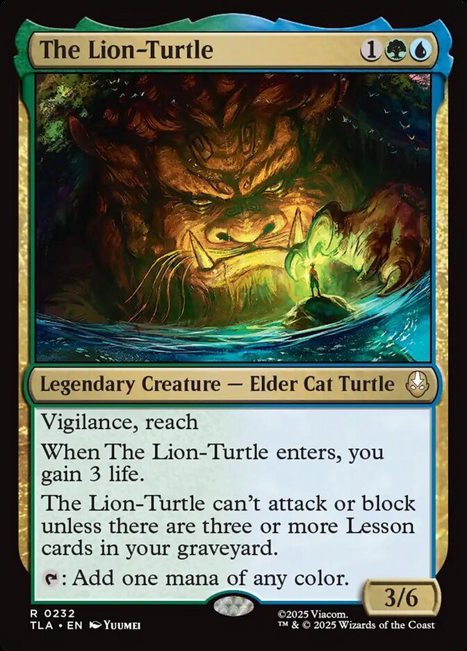 The Lion-Turtle (Avatar: The Last Airbender)  - Foil