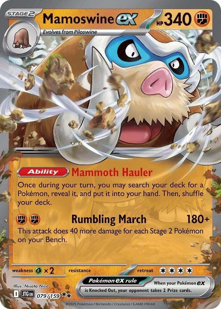 Mamoswine ex 079/159 (SV09: Journey Together)  - Holofoil