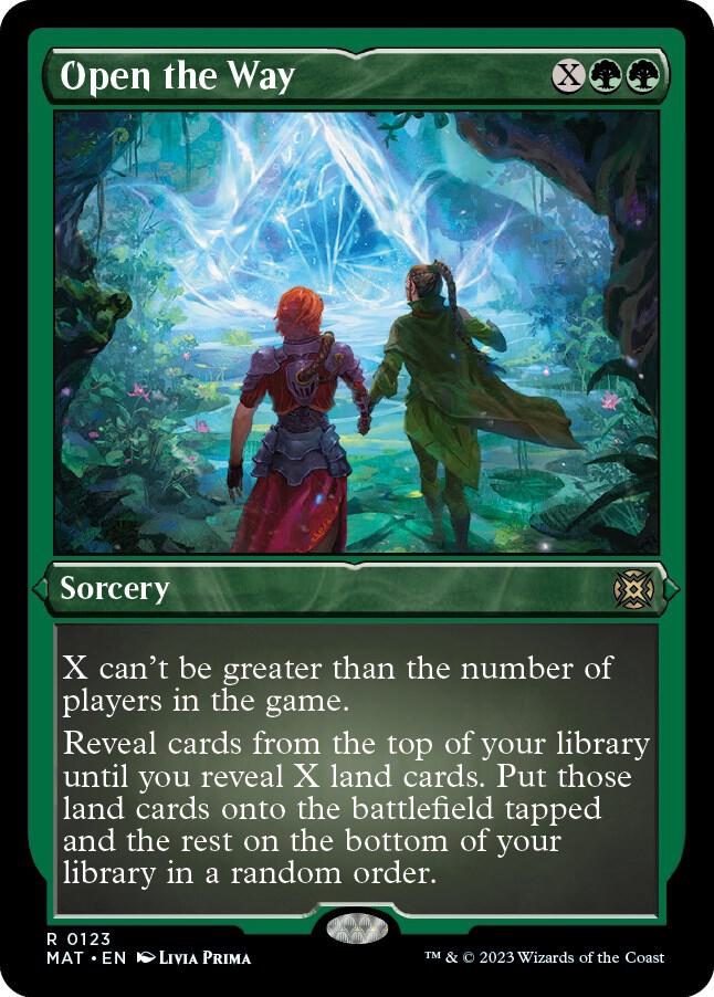 Open the Way Foil Etched (March of the Machine: The Aftermath)  - Foil