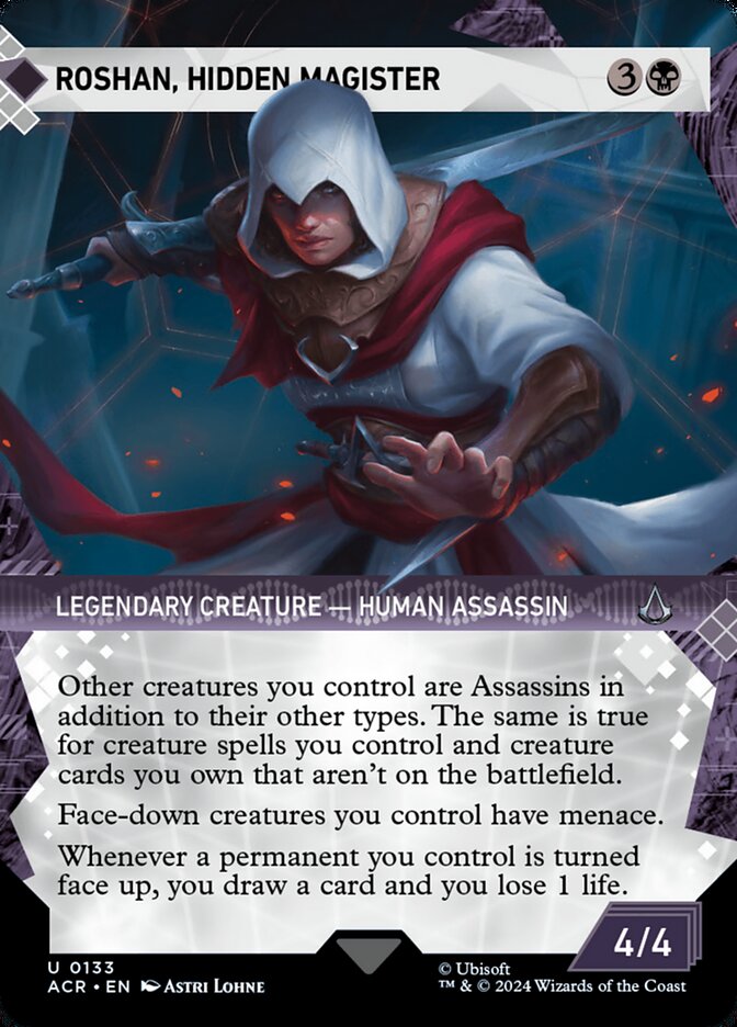 Roshan, Hidden Magister 133 (Universes Beyond: Assassin's Creed)  - Showcase Foil