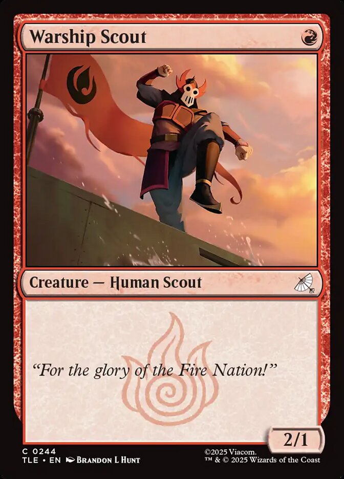 Warship Scout (Avatar: The Last Airbender: Eternal-Legal)  - Foil