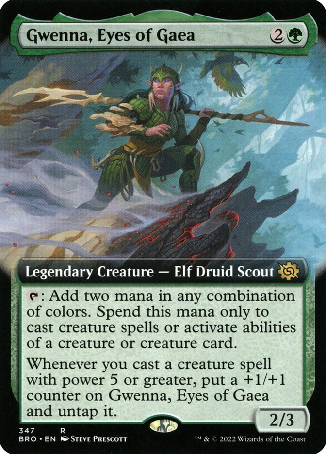Gwenna, Eyes of Gaea 347/287 (The Brothers' War)  - Foil