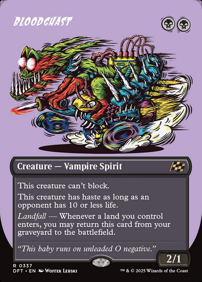 Bloodghast 337/291 (Aetherdrift)  - Borderless Foil