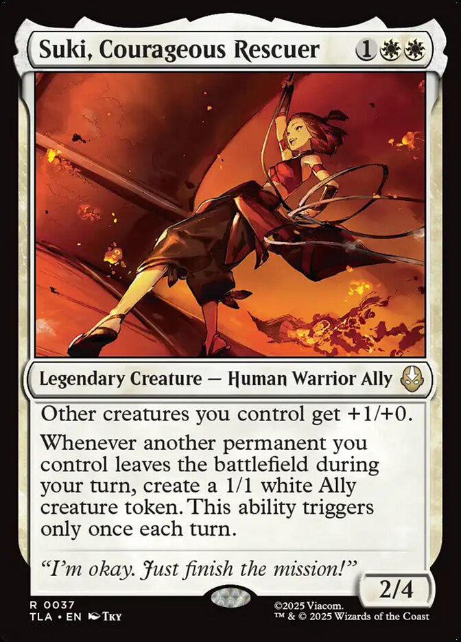 Suki, Courageous Rescuer (Avatar: The Last Airbender)  - Foil
