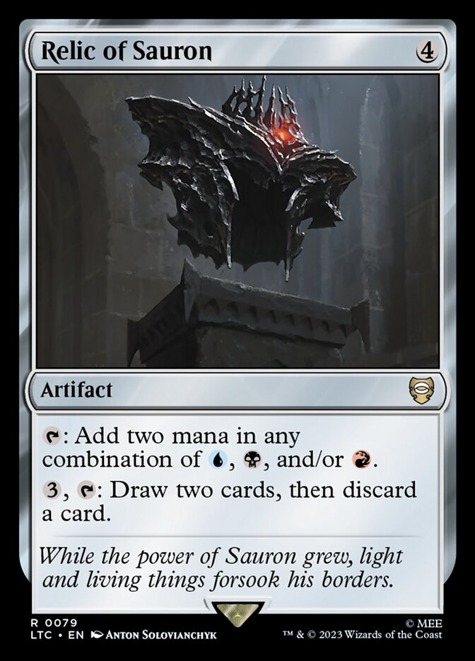 Relic of Sauron 79/347 (Commander: The Lord of the Rings: Tales of Middle-earth) 