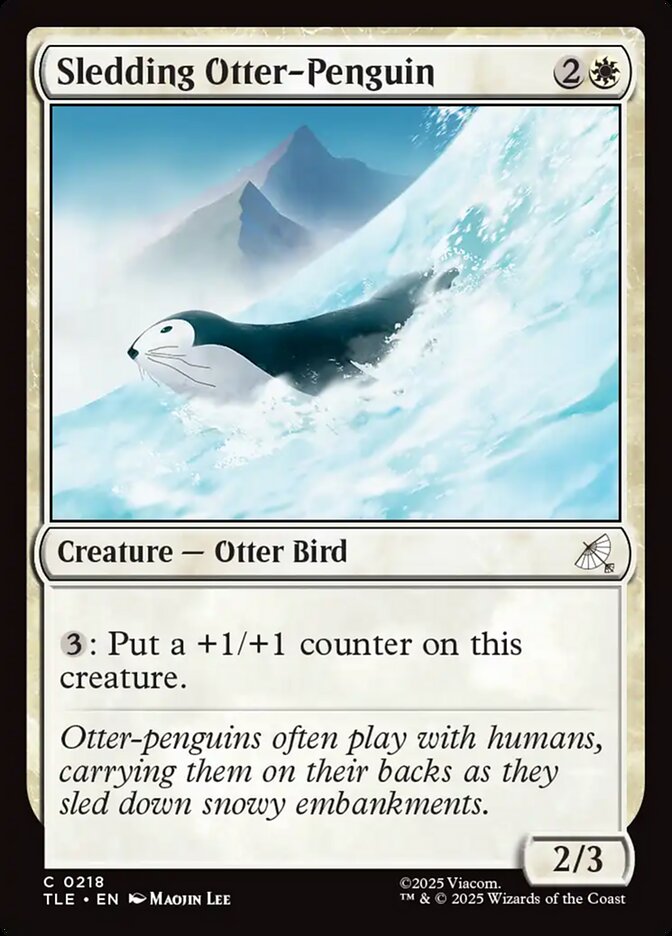Sledding Otter-Penguin (Avatar: The Last Airbender: Eternal-Legal)  - Foil