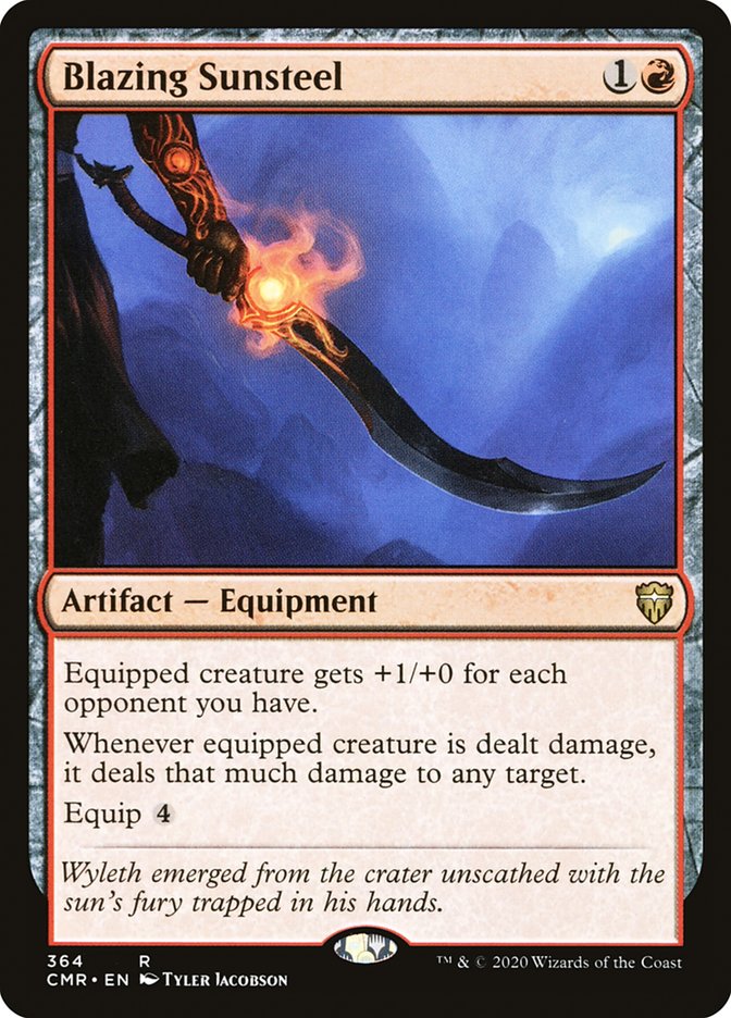 Blazing Sunsteel (Commander Legends) 
