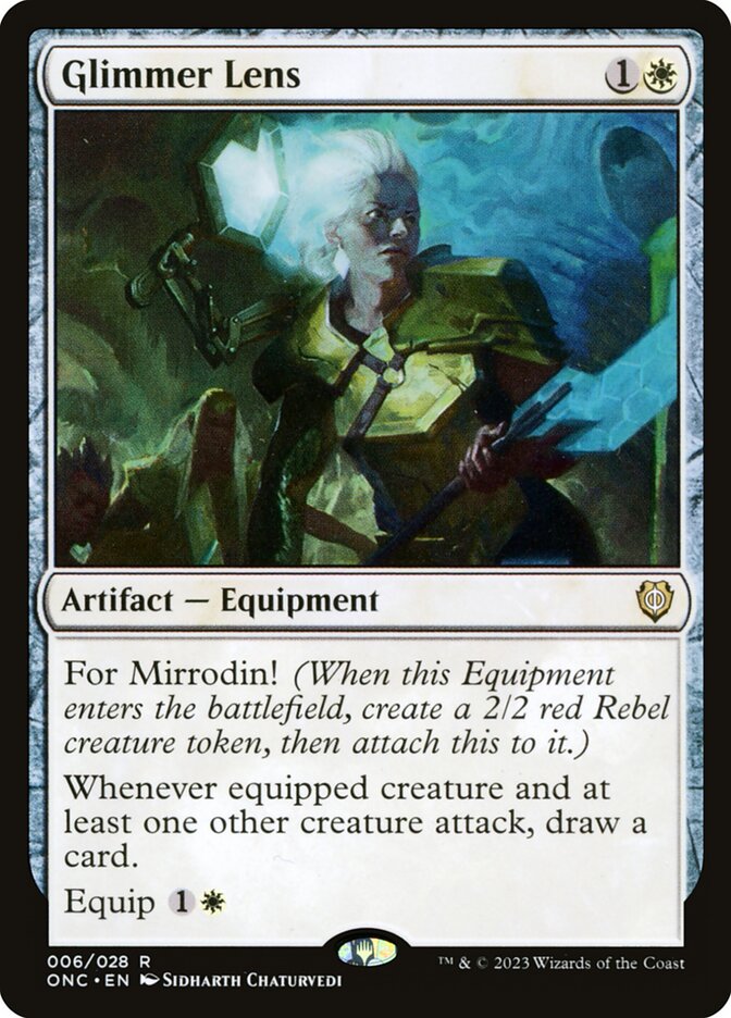 Glimmer Lens (Commander: Phyrexia: All Will Be One) 