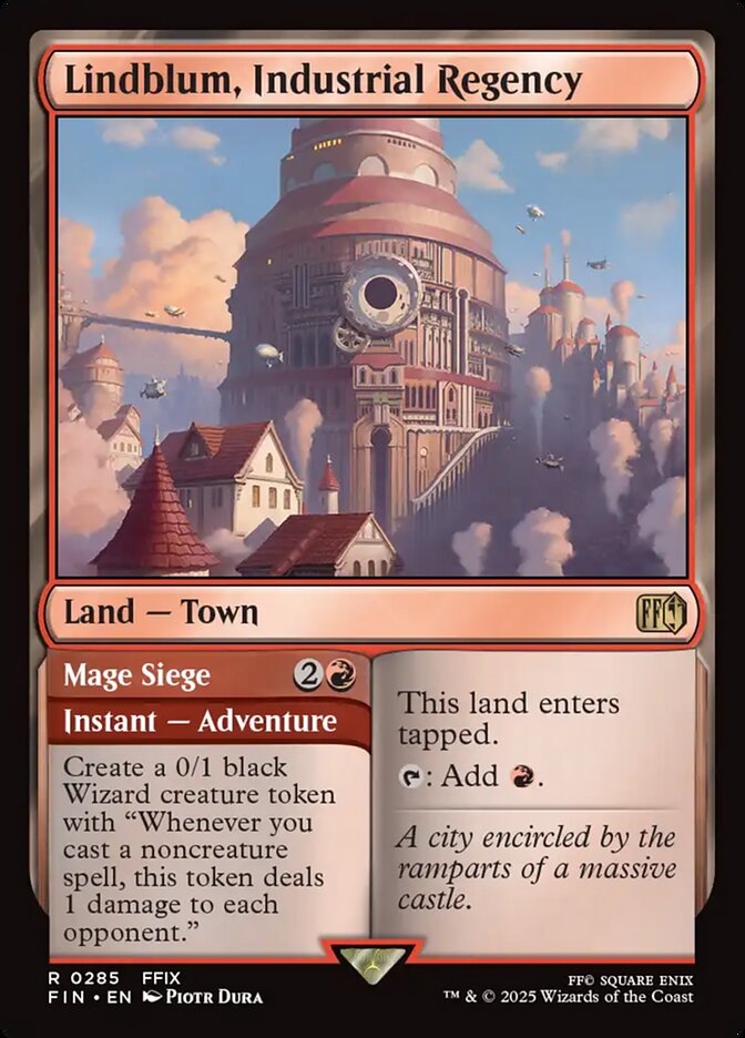 Lindblum, Industrial Regency // Mage Siege (FINAL FANTASY)  - Foil