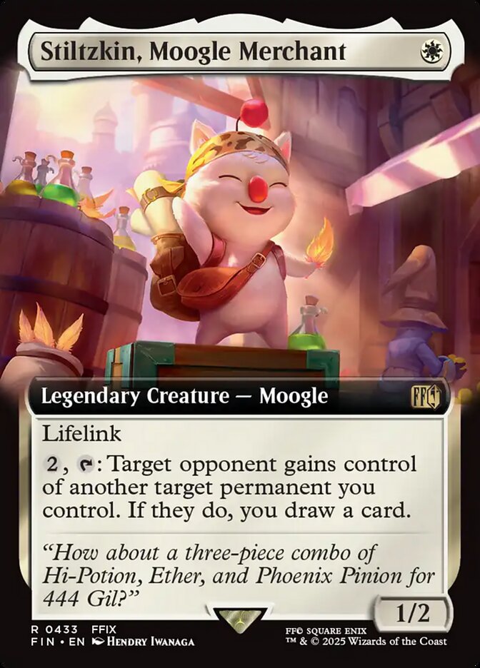 Stiltzkin, Moogle Merchant (FINAL FANTASY)  - Foil