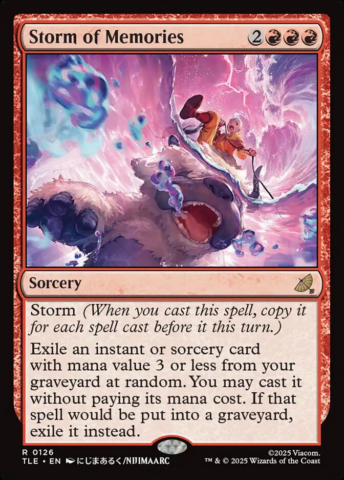 Storm of Memories (Avatar: The Last Airbender: Eternal-Legal)  - Foil