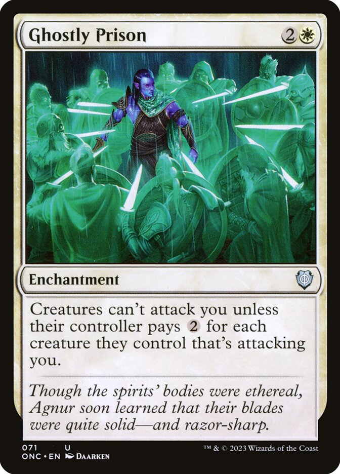 Ghostly Prison (Commander: Phyrexia: All Will Be One) 