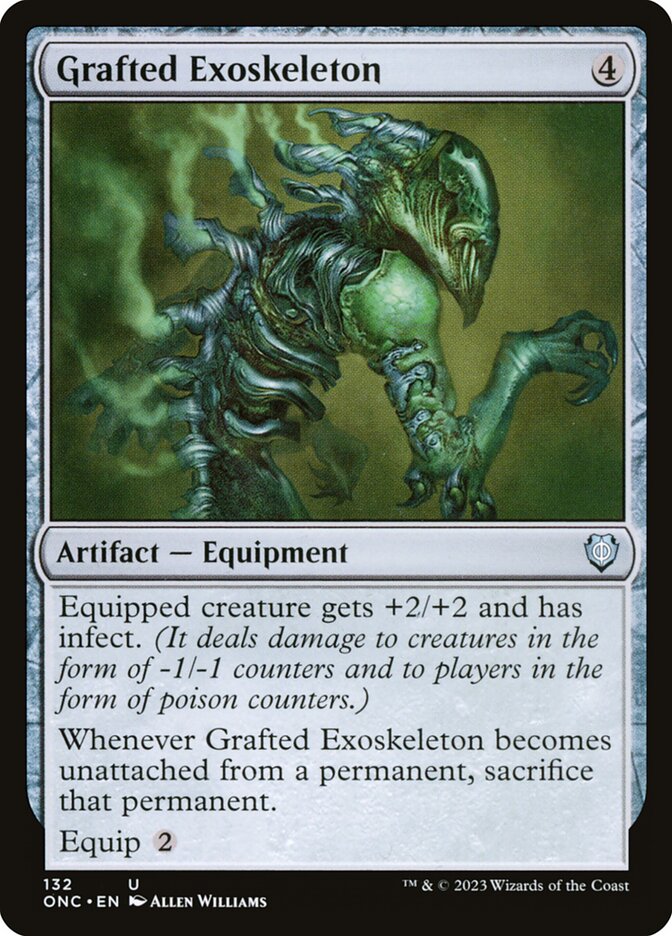 Grafted Exoskeleton (Commander: Phyrexia: All Will Be One) 