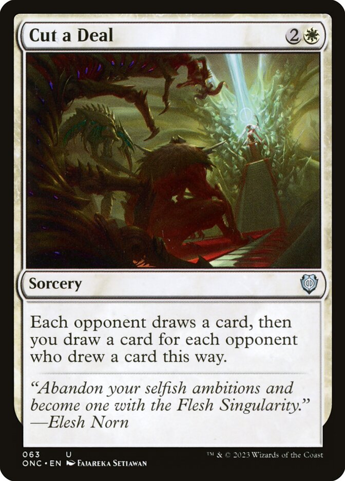 Cut a Deal (Commander: Phyrexia: All Will Be One) 