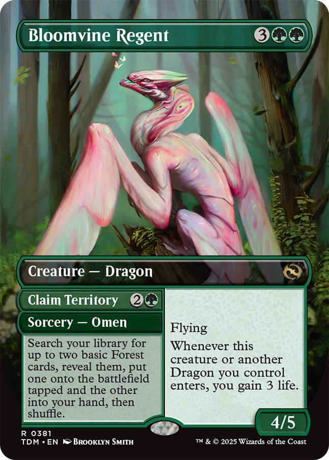 Bloomvine Regent Borderless (Tarkir: Dragonstorm)  - Foil