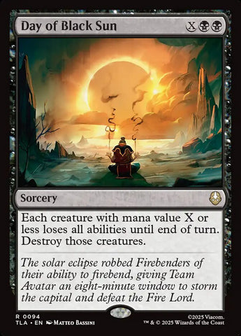 Day of Black Sun (Avatar: The Last Airbender)  - Foil