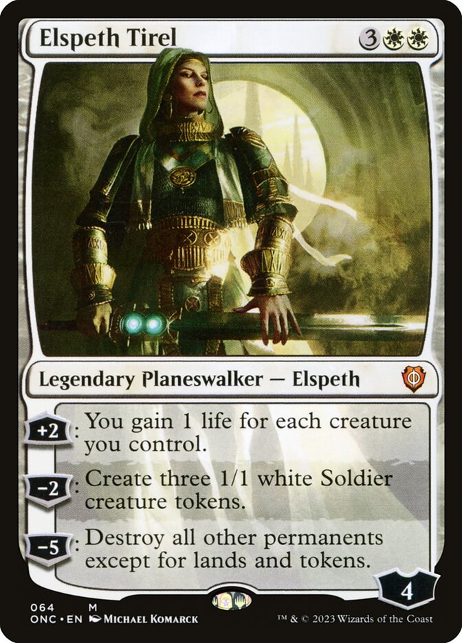 Elspeth Tirel (Commander: Phyrexia: All Will Be One) 