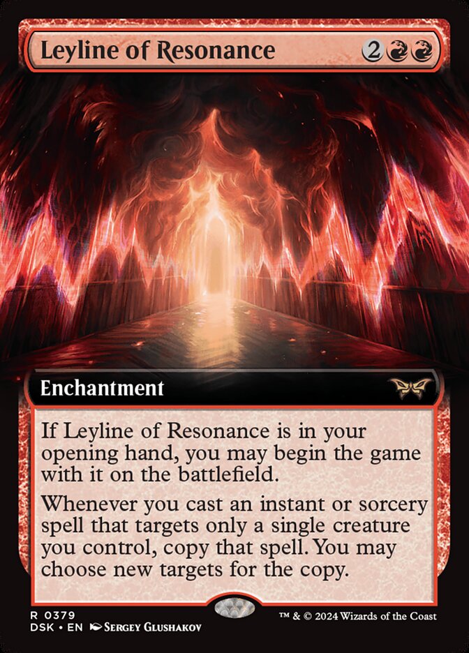 Leyline of Resonance (Duskmourn: House of Horror)  - Foil