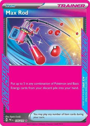 Max Rod 116/131 (SV: Prismatic Evolutions)  - Holofoil