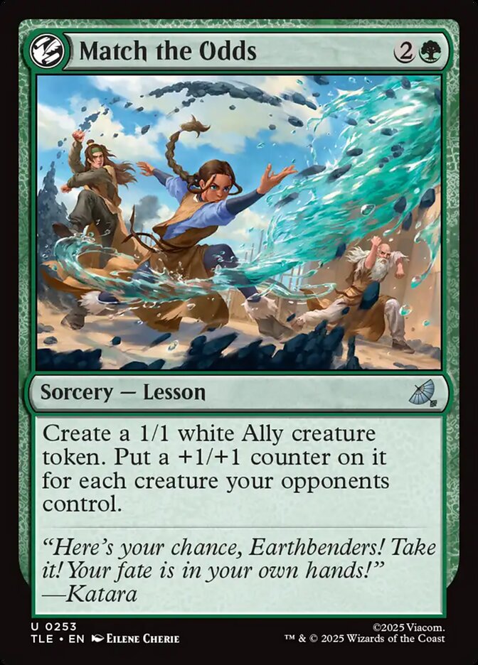 Match the Odds (Avatar: The Last Airbender: Eternal-Legal)  - Foil