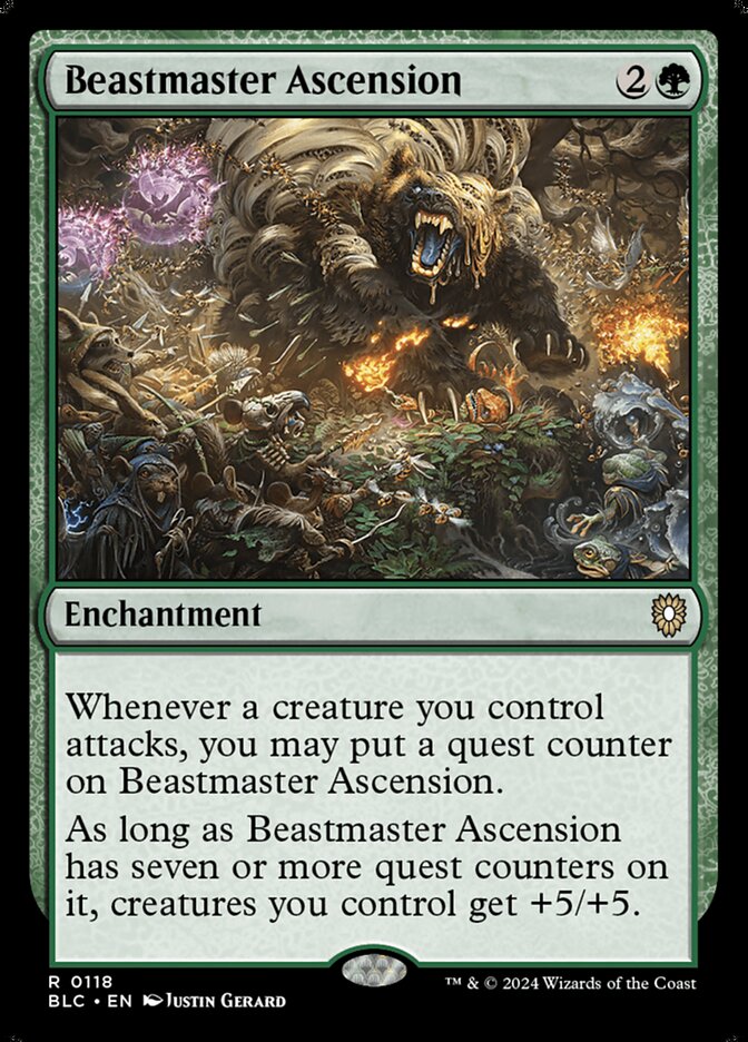Beastmaster Ascension (Commander: Bloomburrow) 